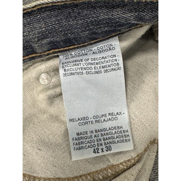 Denizen Levi's Denizen Jeans Men's 42x30 Blue 285 Relaxed Fit Straight Lot 2 - Picture 15 of 16
